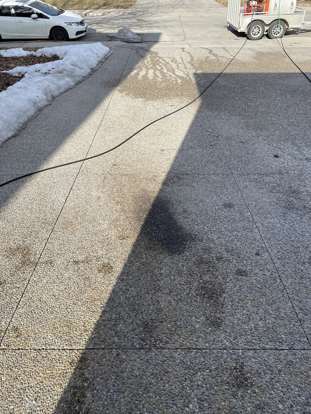 High Quality Driveway Washing Performed in Ancaster Ontario 